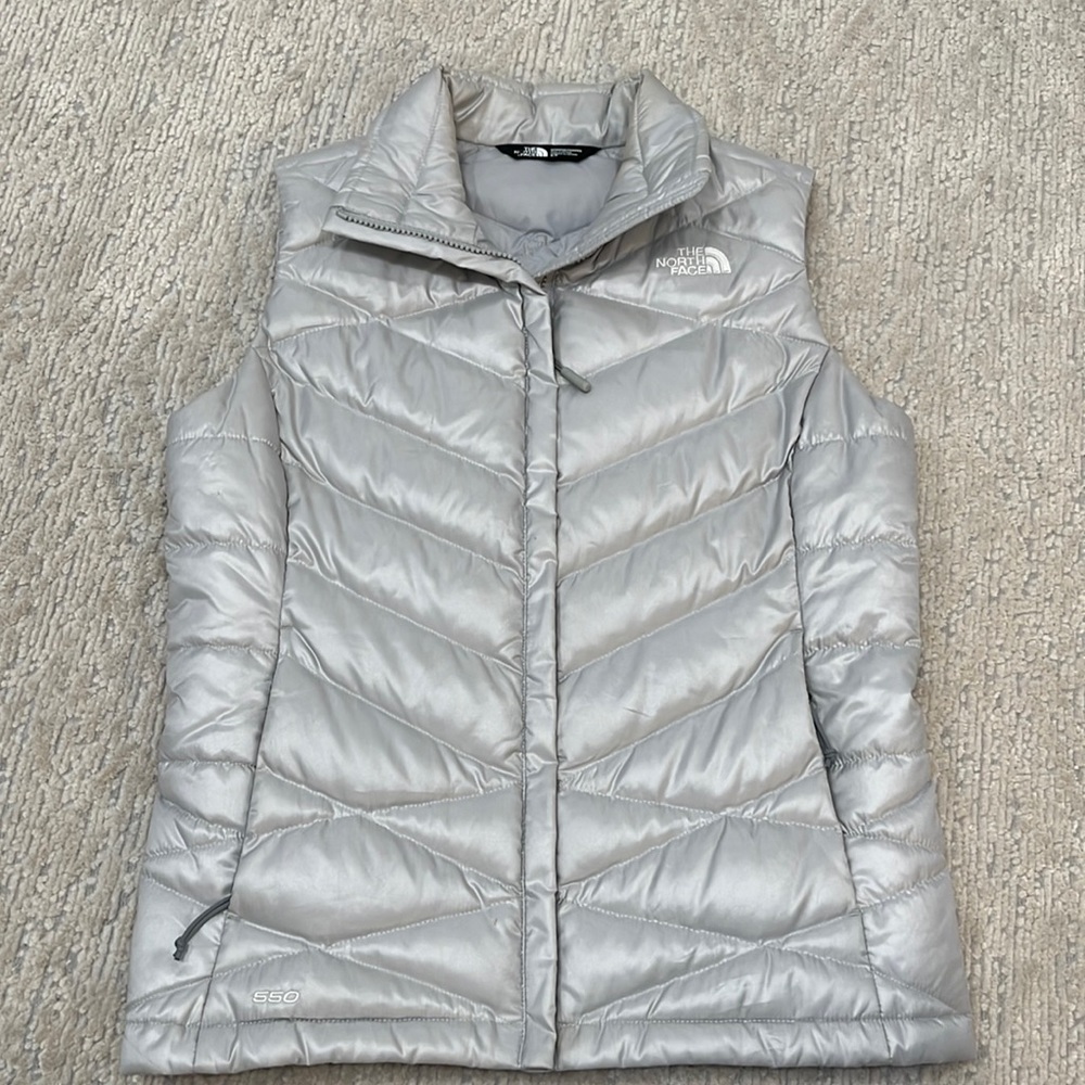 Silver Northface Vest